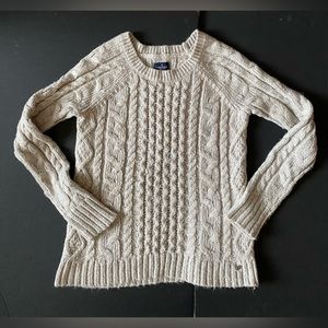 American Eagle Knit sweater, Oatmeal color size XS/TP